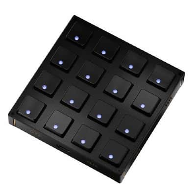 Intech Studio Grid Series 3 BU16 Mechanical 16-Tactile Button Modular MIDI Controller image 3