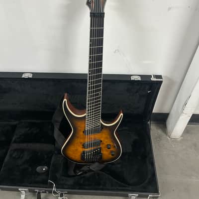 Dean Exile Select Multi 7 string guitar Maple great shape with case image 1