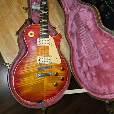 Gibson Les Paul Leo's 59 Reissue 1982 Cherry Sunburst image 3