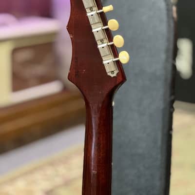 1966 Epiphone Olympic Double with Maestro Vibrola - Cherry image 10