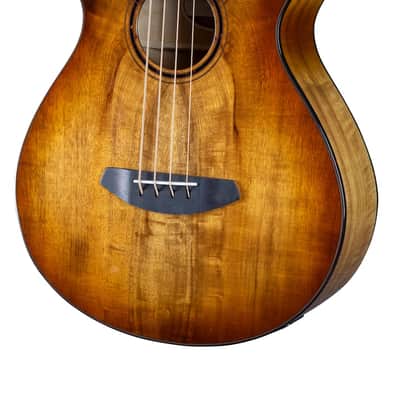 Breedlove Pursuit Exotic S Concerto Amber Bass CE Myrtlewood-Myrtlewood image 1