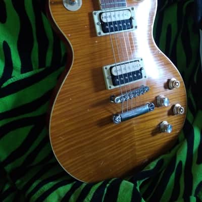 Les Paul-Style DK  Custom Peter Green Relic - Figured Dirty Lemon One-of-a-Kind Guitar that Captures the Greeny Vibe image 17