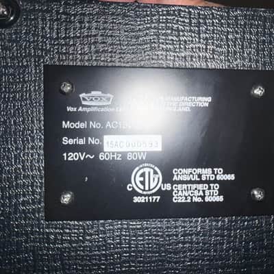 Vox AC15CC1 Custom Classic 15-Watt 1x12" Guitar Combo image 5