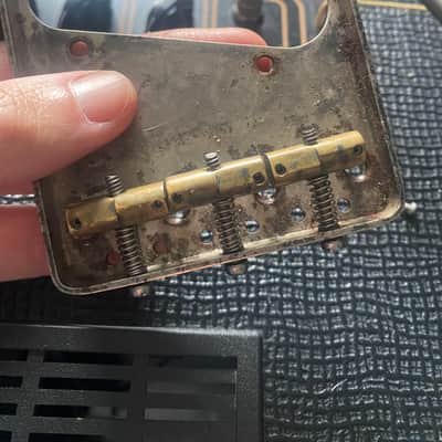 Callaham Vintage T Model Tele Bridge Assembly - Relic image 2