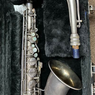 C. G. Conn Melody Alto Saxophone with Hard Shell Case Silver Plated - USED image 3