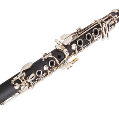 17-Key Bb Flat Clarinet Outfit Hard Bakelite Body w/ Case, Cloth & Accessories image 16