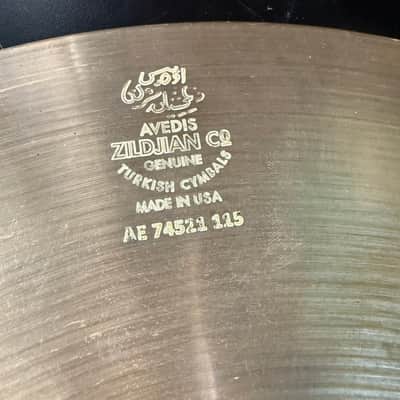 Original Run Zildjian Avedis Reissue 15" Hi-Hat Pair (Bag Avedis Floor) image 8
