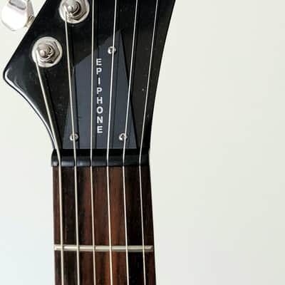 Rare Epiphone Explorer FX Red Built-in Effects Distortion (like Slasher) image 11