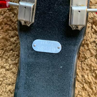 Magnatone Varsity Lap Steel and Amp Set 1950 Grey Pearloid image 7