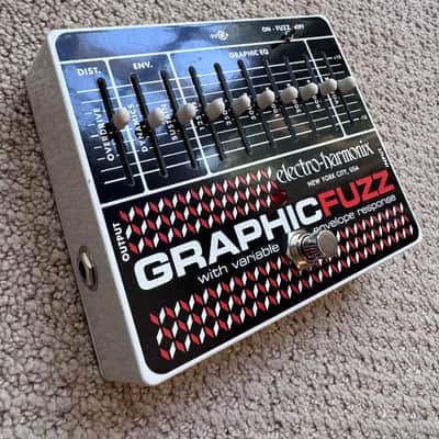 Electro-Harmonix Graphic Fuzz EQ / Distortion / Sustainer 2008 - 2023 - White / Black image 2