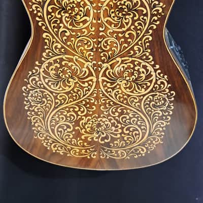 Blueberry Handmade Classical Nylon String Parlor Size Guitar image 9