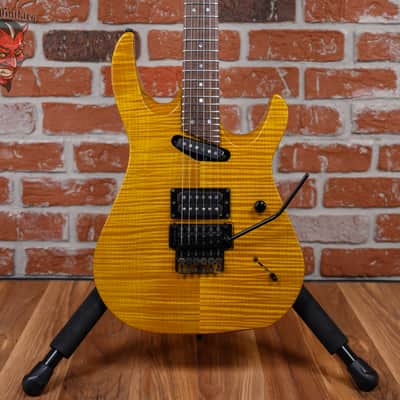 Hamer GCAS Californian Standard Figured Maple Body Transparent Yellow 1988 w/OHSC image 1