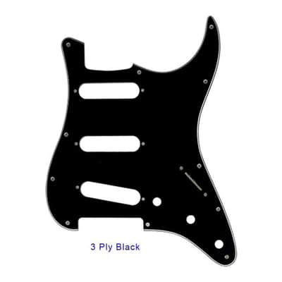 Custom Pickguard - Free Shipping-3Ply Black image 1