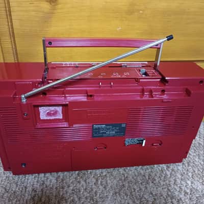 Panasonic RX F 32LS Rare Vintage Red Casette Deck Boombox Warranty image 5