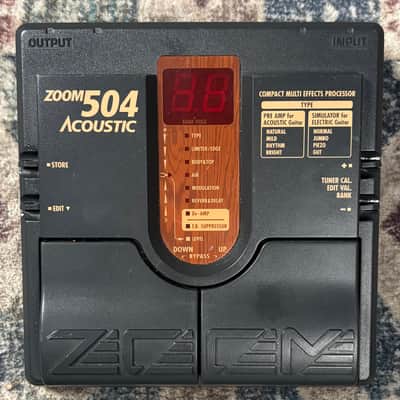 Zoom 504 Acoustic Guitar Effect Pedal! image 1