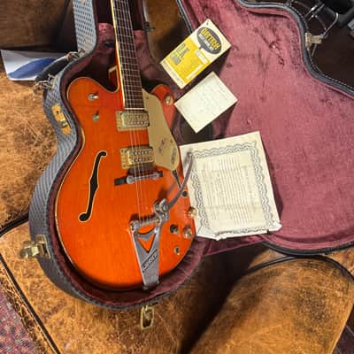 Gretsch 6120 Nashville Hollow Body - 1969 - Orange - OHSC image 16