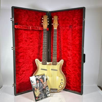 1959 (First Year) Danelectro Vintage 3923 Semi-Hollowbody Guitar / Bass Doubleneck w/ Case image 1