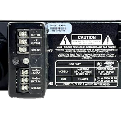 Crown Macro-Tech MA-36x12 2-Channel Amplifier with Amc card -03609 (One) THS image 7