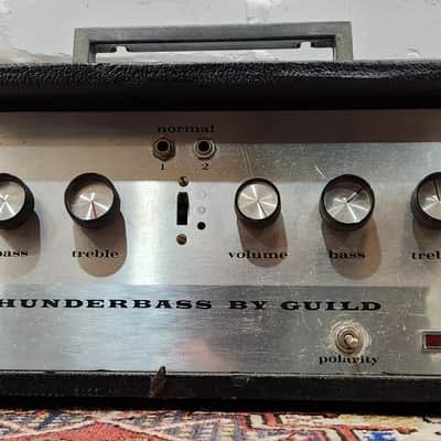 RARE! Guild Thunderbass 60 Guitar/Bass Tube Head 1971 USA image 14