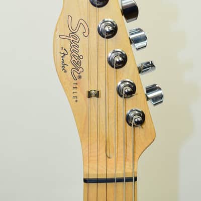 2015 Squier Affinity Series Telecaster Left-Handed Electric Guitar, Maple Fingerboard, Butterscotch Blonde w/ Bag image 8