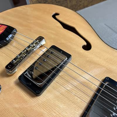 PRS Private Stock Singlecut Archtop 2022 Natural Bearclaw Spruce Top and Raspberry Lemonade Maple Back image 8