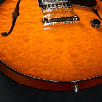 Collings 620 Semi-Hollow Premium Quilted Maple and Mahogany with Full Body Iced Tea Sunburst Custom NEW image 15