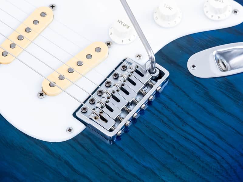 1992 Levinson Blade Texas Blue S-Style Guitar SSS Clear Blue, | Reverb