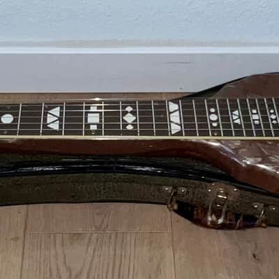 .1940s Supro Supreme Hawaiian Model 1400 Steel Guitar, Lap Steel. Original Case & Cord ! image 3