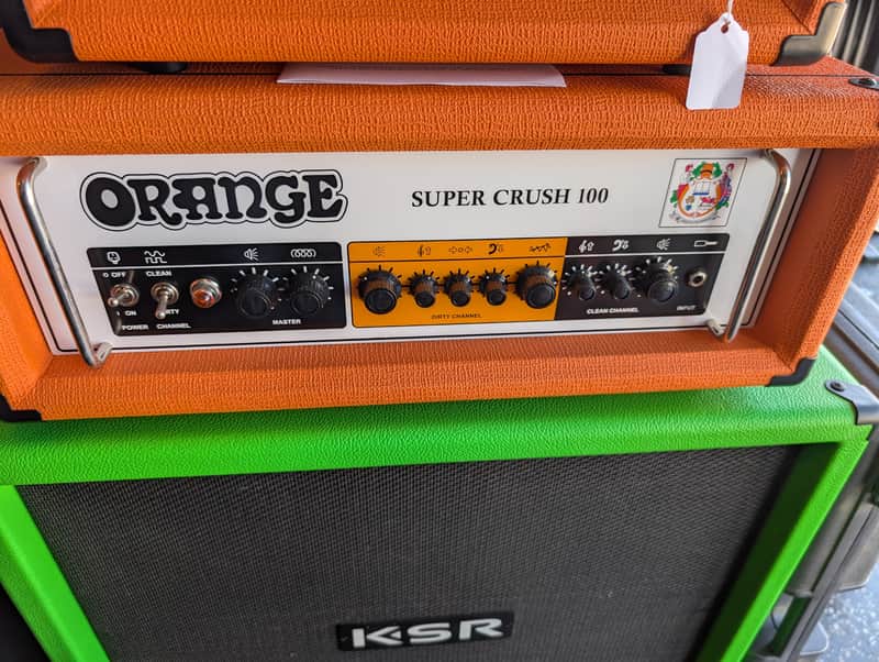 Orange Super crush 100 guitar amp head