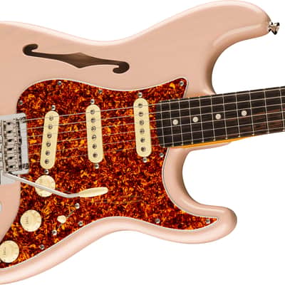 FENDER - American Professional II Stratocaster Thinline  Rosewood Fingerboard  Transparent Shell Pink - 0171010760 image 4