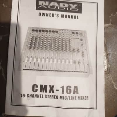 Nady CMX-16A silver 16 Channel Stereo Mic/Line Mixer image 8