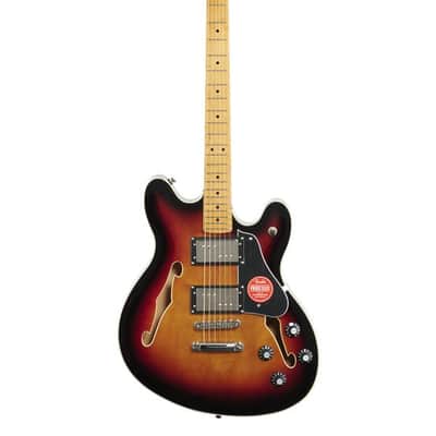 Squier Classic Vibe Starcaster Maple Neck 3 Color Sunburst image 2