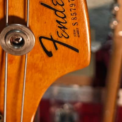 Fender Jazz Bass 3-Bolt with Maple Fretboard 1978 Stripped image 14