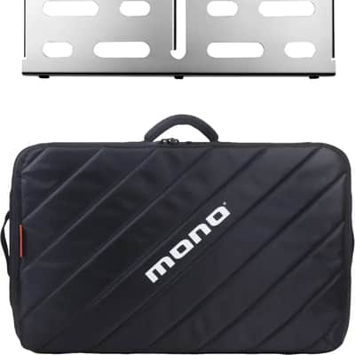 MONO Medium Pedalboard, 24" x 14.5" w/ Pro Accessory Case 2.0, Silver image 1