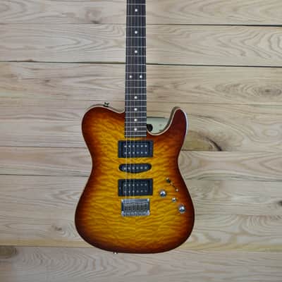 Tom Anderson Hollow T Drop Top 2009 - Dark Cherry Burst image 1