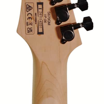 Ibanez S670QM-SPB Electric Guitar – Sapphire Blue 2025 - Sapphire Blue image 4