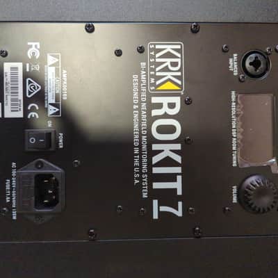 KRK RP-7 Rokit G4 2-Way 7" Active Studio Monitors (Pair) 2019 - 2021 Black image 6