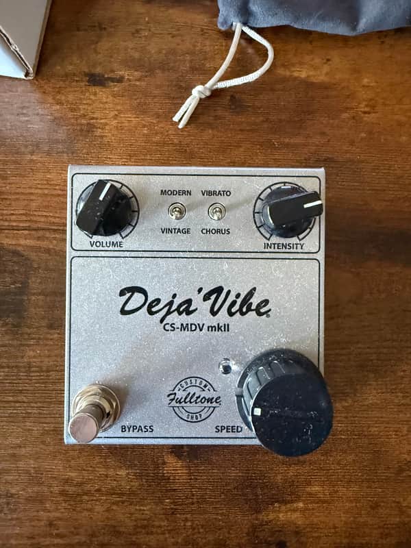 Fulltone CS-MDV MkII Custom Shop Mini Deja Vibe MkII 2010s - Silver