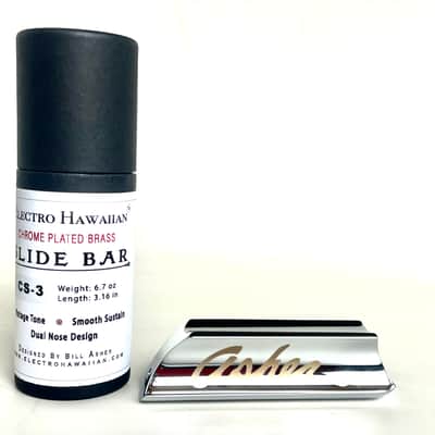 Electro Hawaiian CS-3 Slide Bar 2025 - Chrome Plated BRASS - Amazing Tone!! image 1