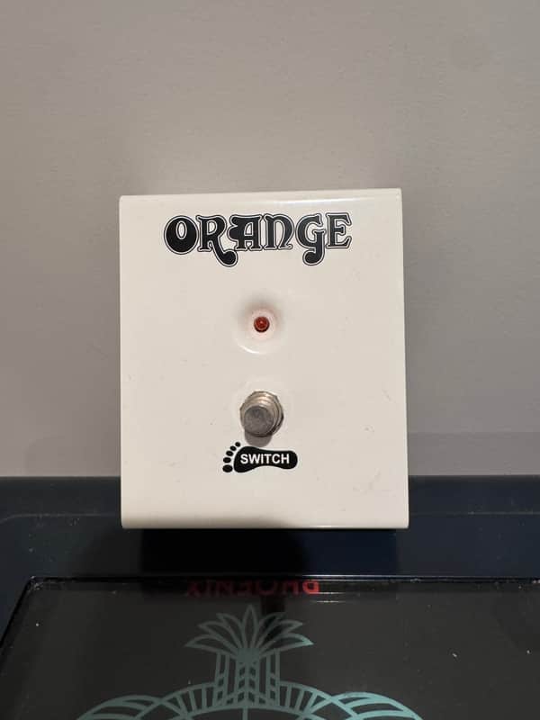 Orange FS-1 Single Button Amp Footswitch 2010s - White image 1