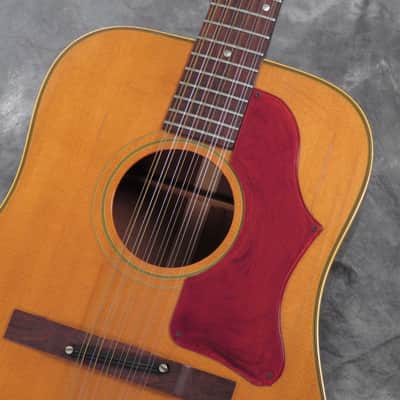 1968 Epiphone FT-112 Bard Natural 12 String Acoustic Guitar ~ Gibson Made like B-45-12 image 5