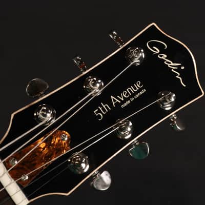 Godin 5th Ave CW Kingpin II Cutaway Cognac Burst - Used - 643 image 4