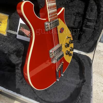 ♚UNDER THE BED♚MEGA RARE!!♚ 2013 RICKENBACKER 660-12 String♚RUBY RED METALLIC !♚7.6K TOASTERS♚360 image 12