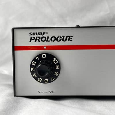 1989 Shure Prologue 210A 10 Watt Power Amp - Transformer Balanced Low Z Input image 2