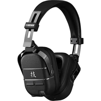 BOSS Waza-Air Wireless Headphone Bass Amp Regular Black image 1