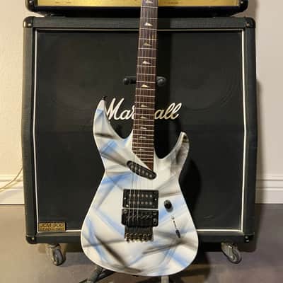 1988 Rand White with Blue and Black Wisps w/ case image 2