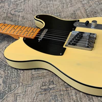 Fender Squier Telecaster 40th Anniversary Limited Edition 2022 - Vintage blonde with black binding image 1