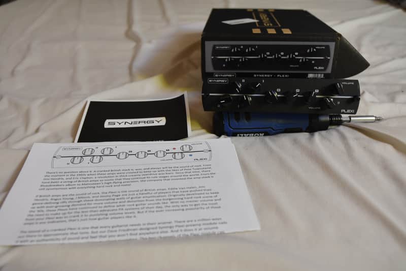 Synergy Plexi Module 2-Channel All-Tube Preamp 2025 Black image 1