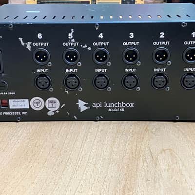 API 500-6B Lunchbox 6-slot 500 Series frame with built-in power supply image 2