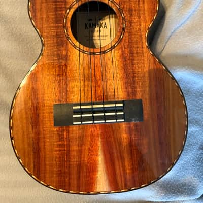 Kamaka HF-3D Deluxe Koa Tenor Ukulele with Case image 4